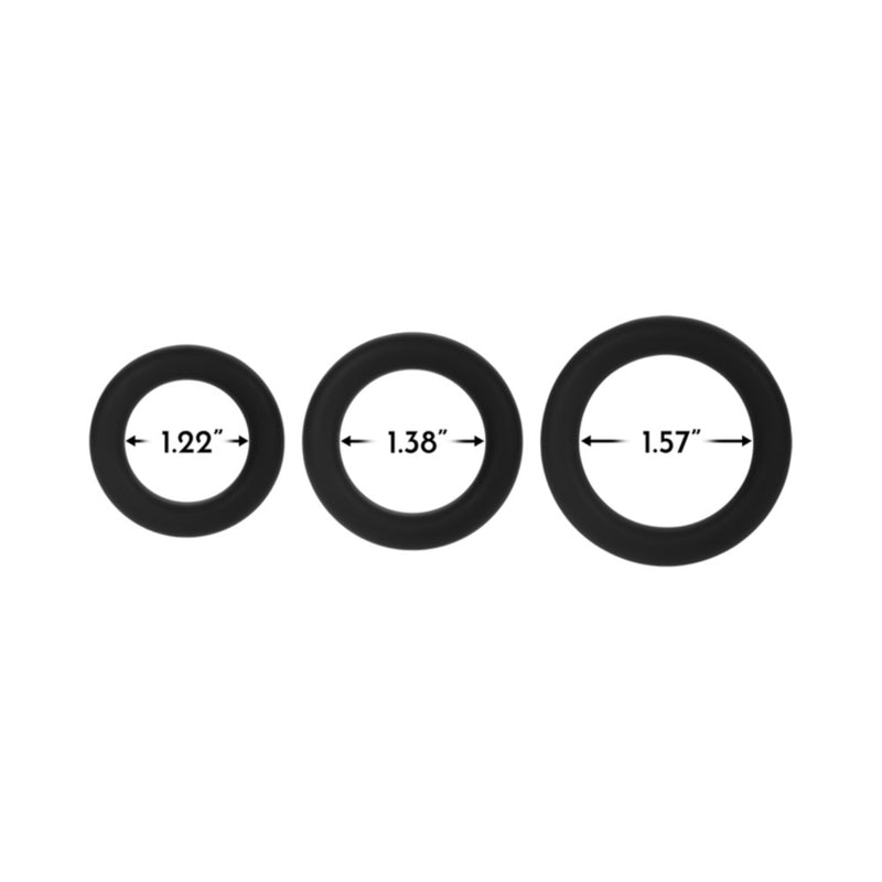 Forto F-61: 3 Piece C-ring Set 100% Silicone