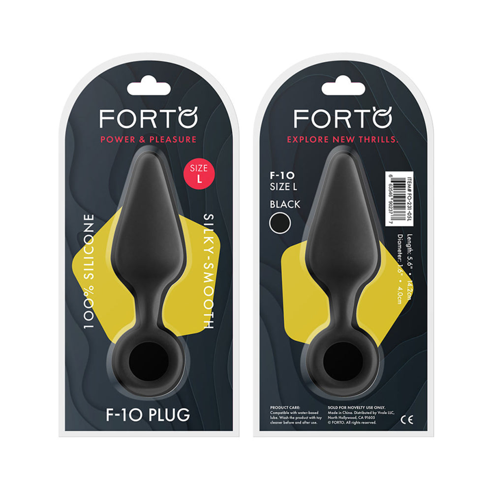 Forto F-10: Silicone Plug W/ Pull Ring Lg