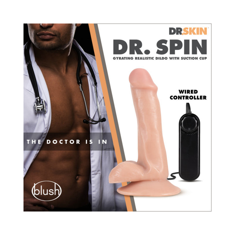 Dr Skin Dr Spin 6 Gyrating Dildo Van