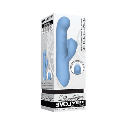 Evolved Thump N Thrust Rechargeable Dual Stim - Blue