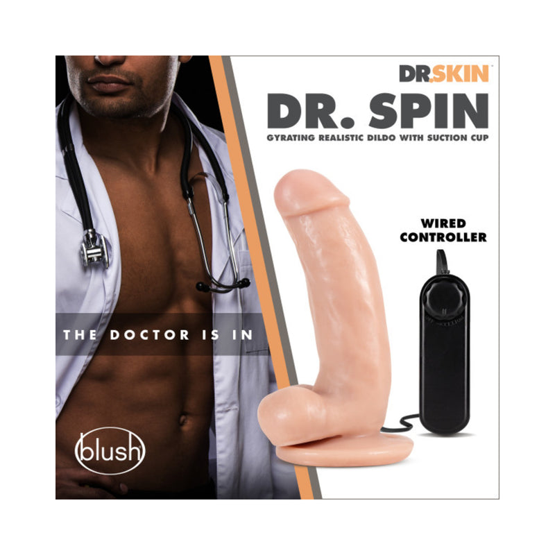 Dr Skin Dr Spin 7 Gyrating Dildo Van