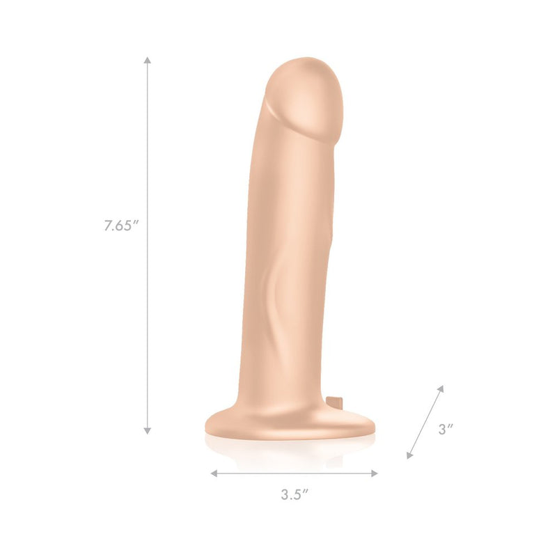 Pegasus 8" Realistic Dildo - Cream