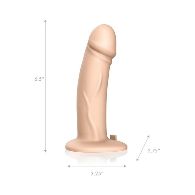 Pegasus 6.5" Realistic Dildo - Cream