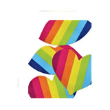 Nipplicious - Rainbow Nipple Pasties - 2-pack - Hearts & Lips Shape