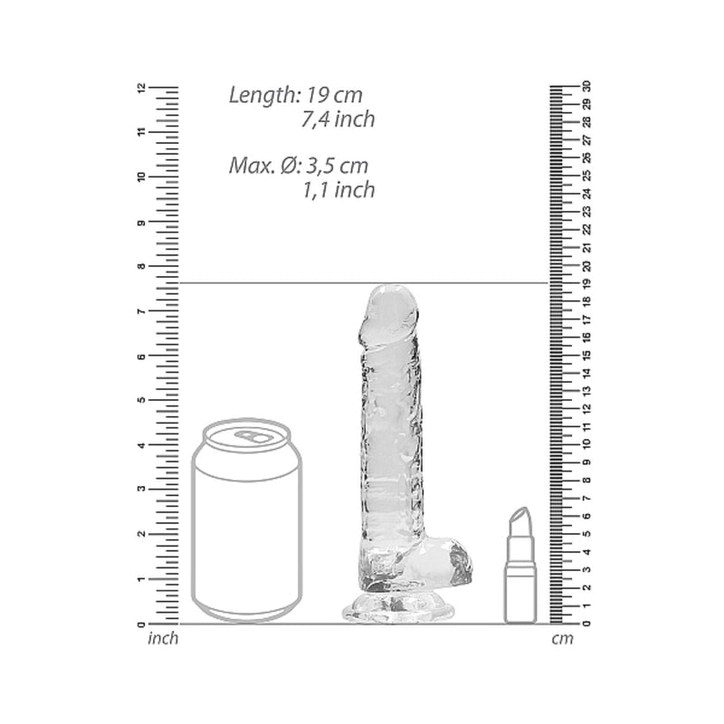 Realrock Realistic Dildo With Balls 7 inches