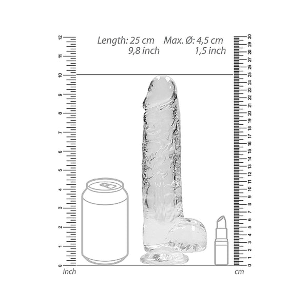 Realrock Realistic Dildo With Balls 9 inches