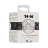 Sona N0. 92 - Reversible Textured Masturbator Clear