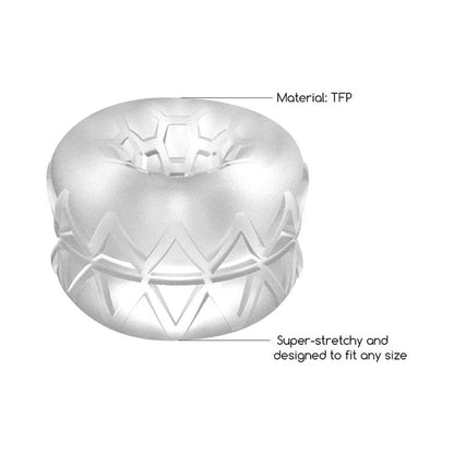 Sona N0. 92 - Reversible Textured Masturbator Clear