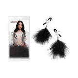 Lux Fetish Feather Nipple Clips