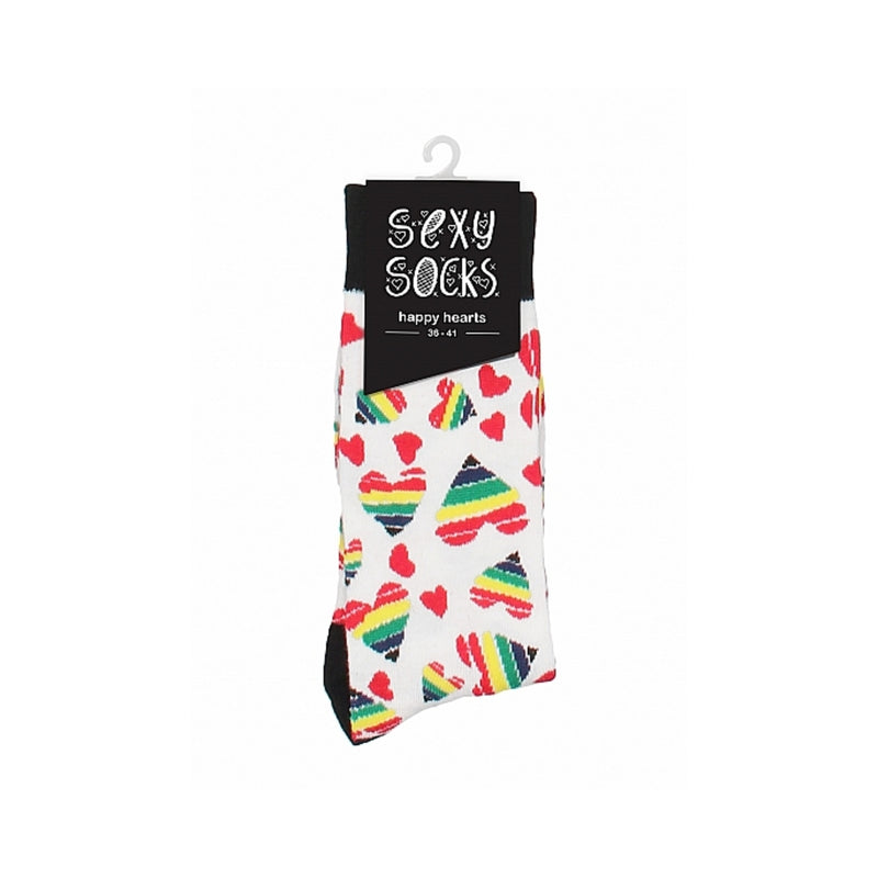 Shots Socks Happy Hearts S/m