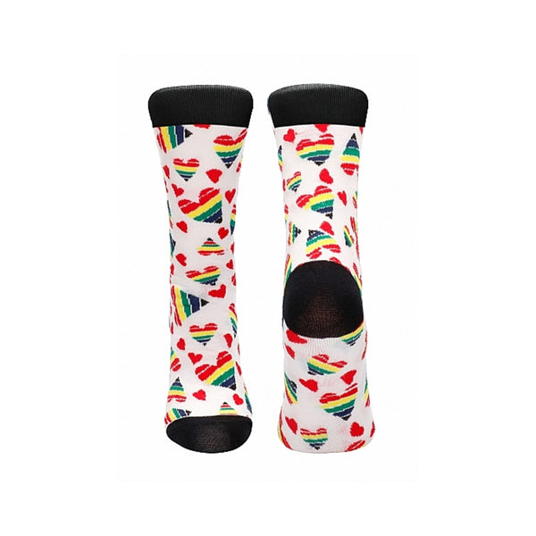 Shots Socks Happy Hearts S/m