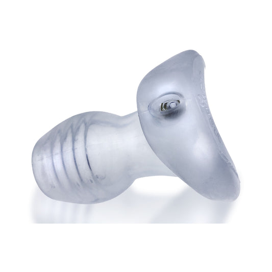 Oxballs Glowhole-1 Buttplug With Led Insert Small Clear Frost