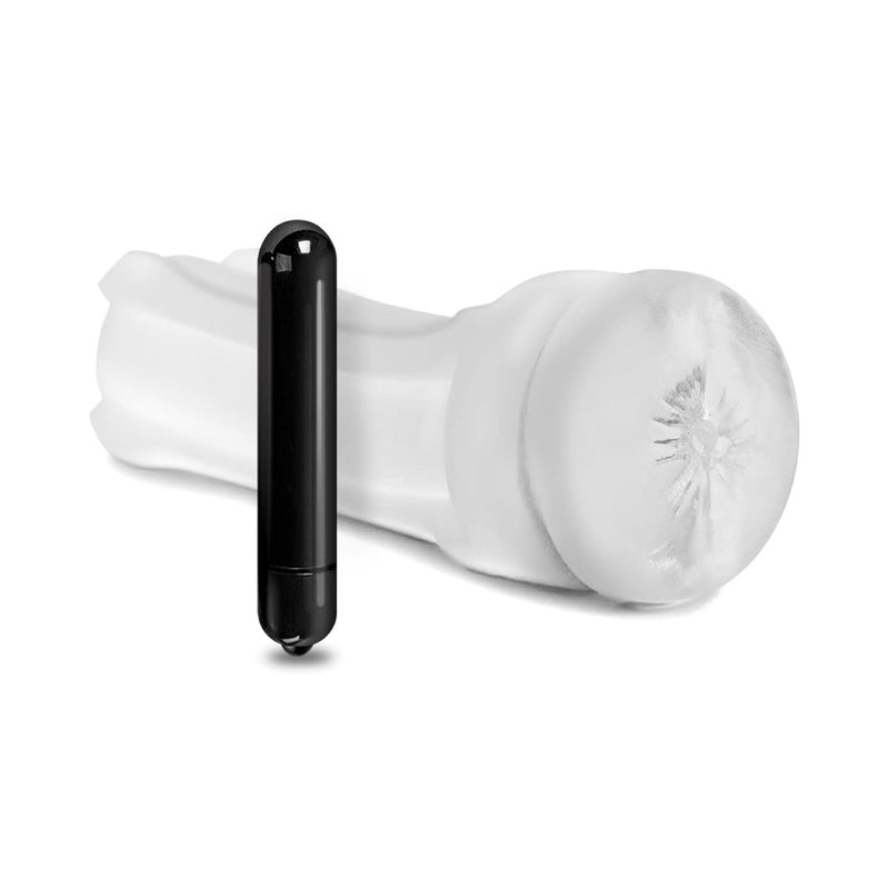 Happy Ending Vibrating, Self-lubricating Shower Stroker - Ass