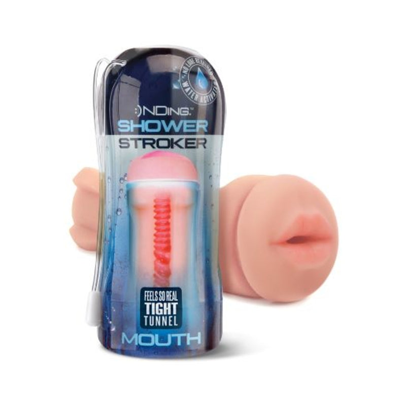 Happy Ending Self-lubricating Shower Stroker - Mouth