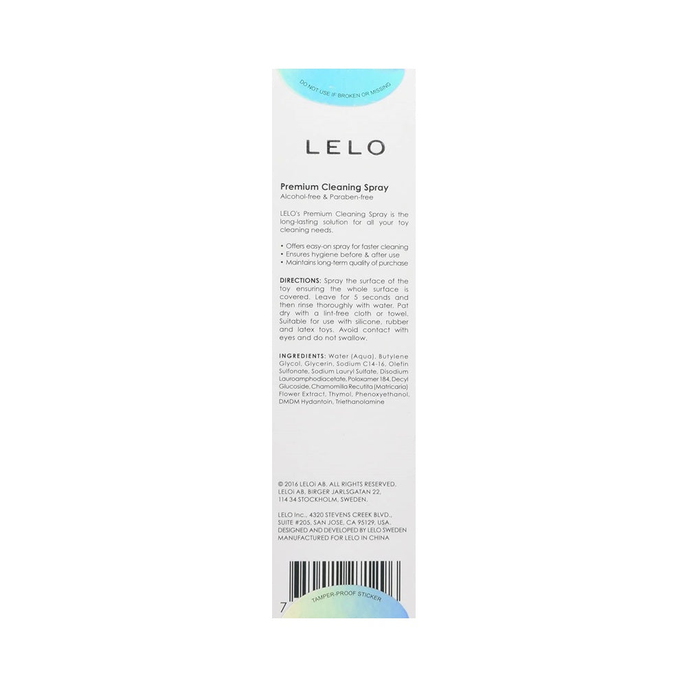 Lelo Toy Cleaning Spray 60 Ml/ 2 Oz.