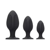 Ouchdiamond Shape Butt Plug Set Black