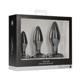 Ouch Apex Butt Plug Set Black
