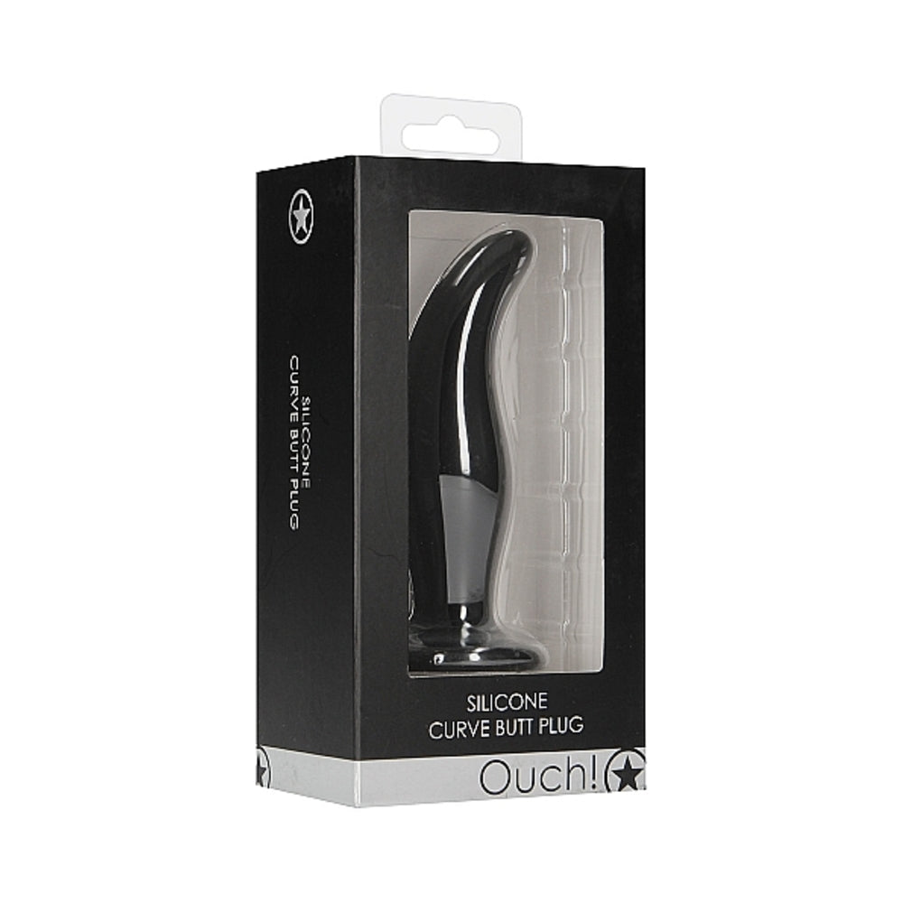 Ouch Curve Butt Plug Black