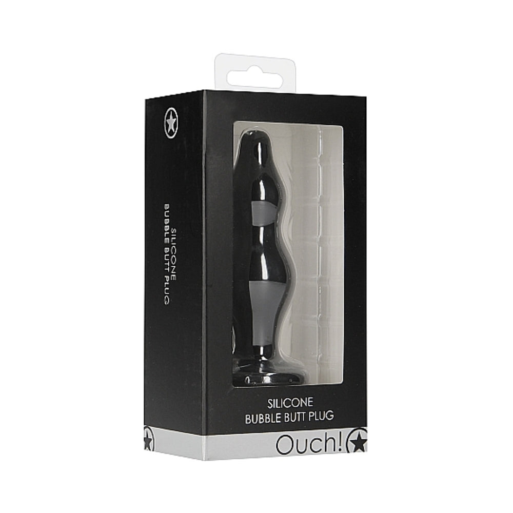 Ouch Bubble Butt Plug Black
