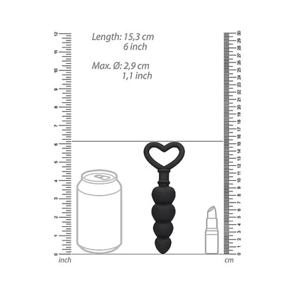 Ouch Anal Love Beads Black