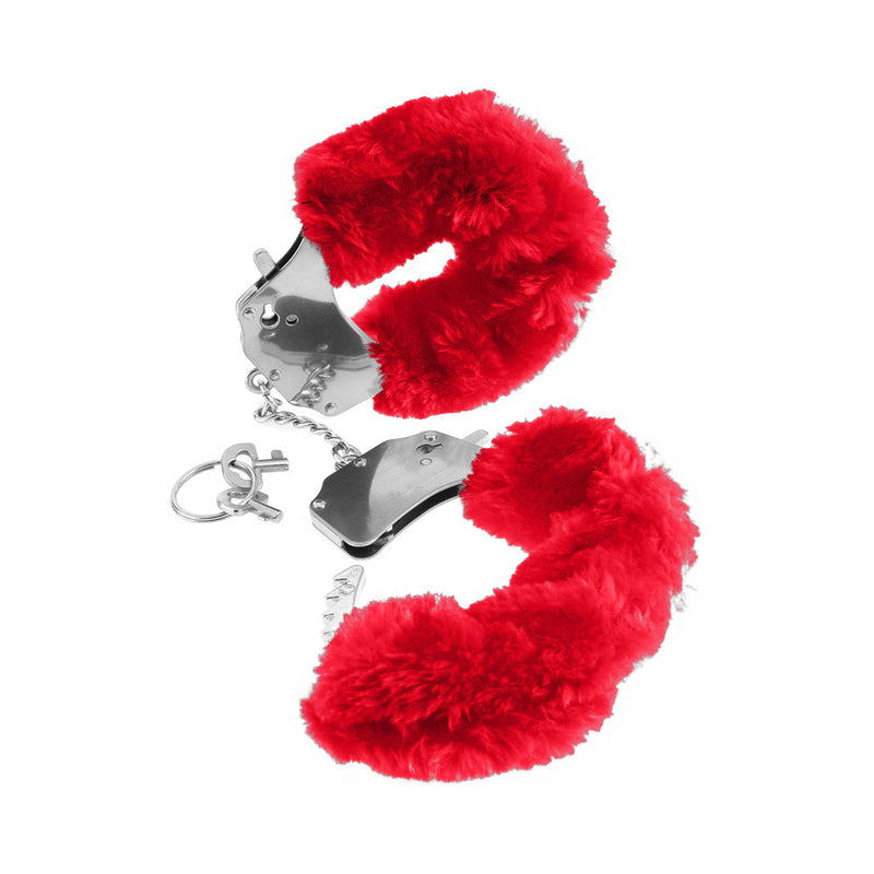Ff Furry Cuffs Red