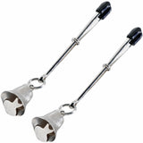 Bell Nipple Clamps Tweezer Style Rubber Tipped Adjustable