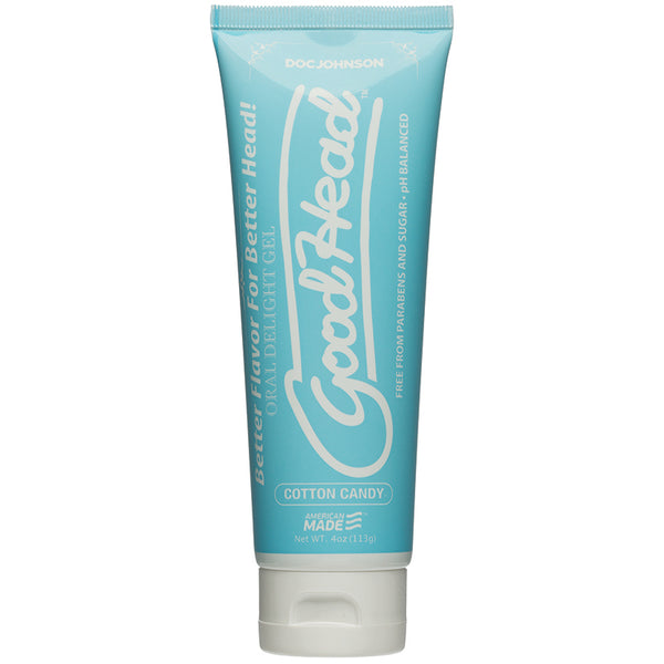Goodhead - Oral Delight Gel - 4 Oz Tube - Cotton  Candy