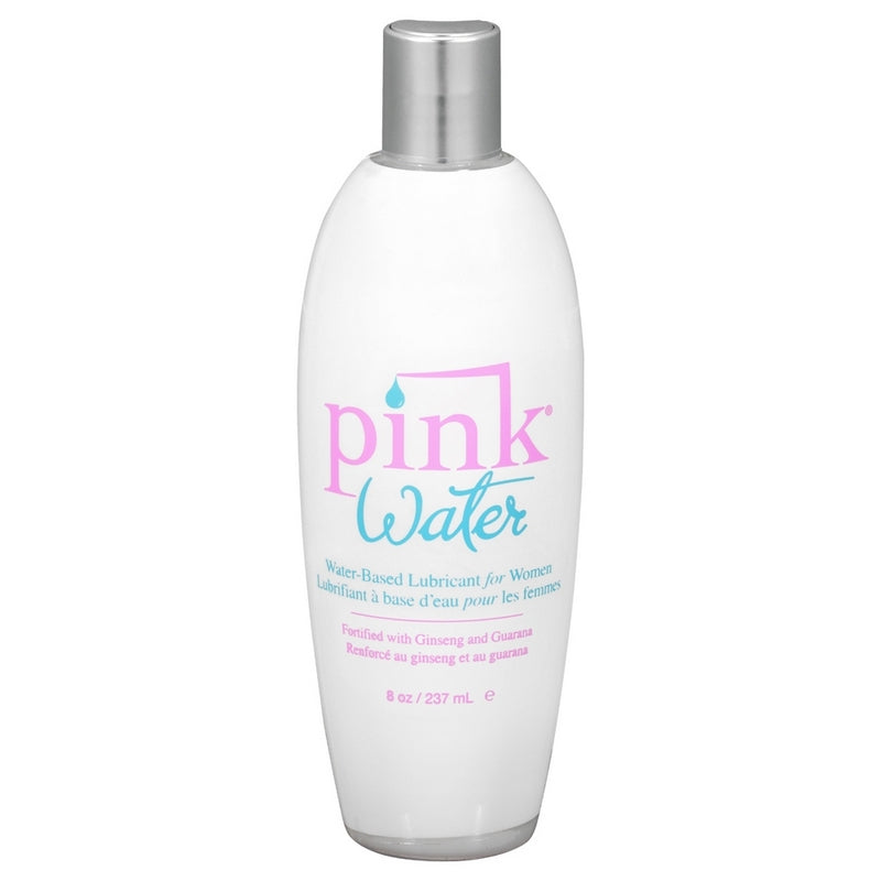 Pink Water Based Lubricant for Women 8 Oz Flip Top Bottle