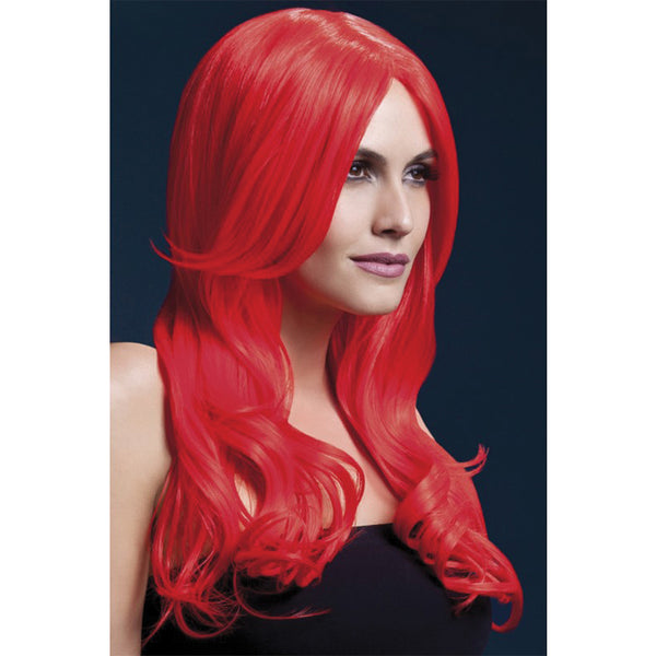 Smiffy The Fever Wig Collection Khloe - Neon Red