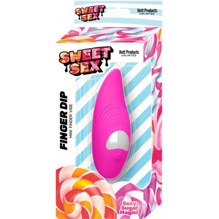 Sweet Sex Finger Dip Mini Finger Vibe - Magenta