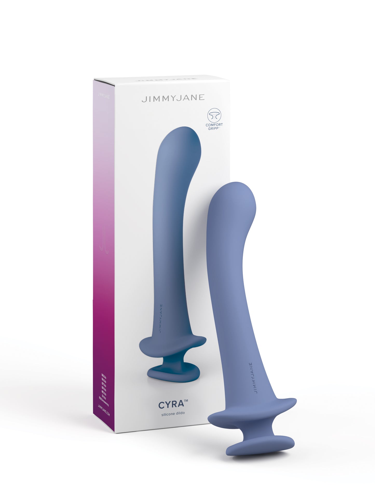 Jimmyjane Cyra Silicone Dildo Blue