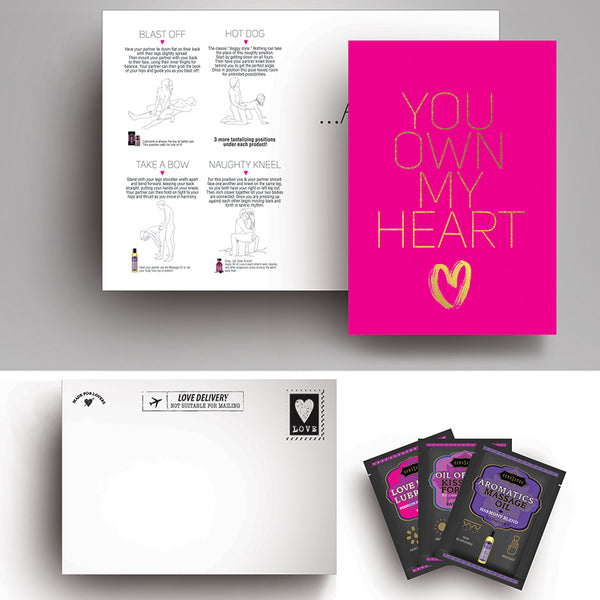 Kama Sutra Naughty Notes You Own My Heart Greeting Card