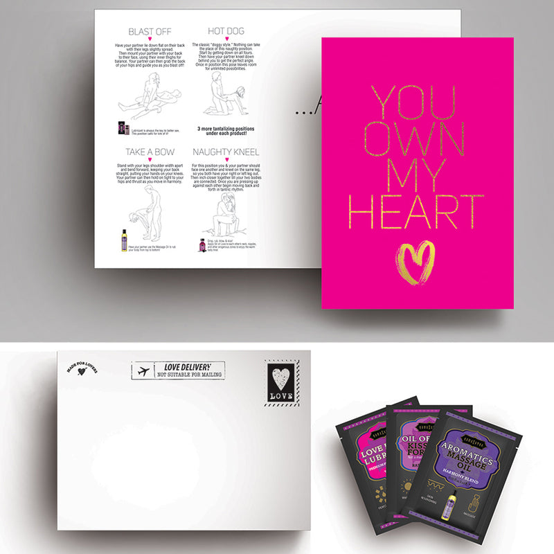 Kama Sutra Naughty Notes You Own My Heart Greeting Card