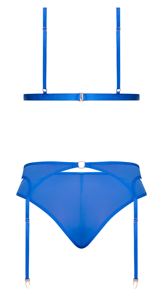 MS Sassy Bra, Garter&Rouched Pty Cob L/X