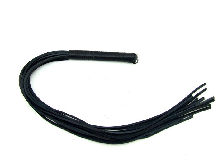 WHIP LEATHER THONG 20 BLACK '