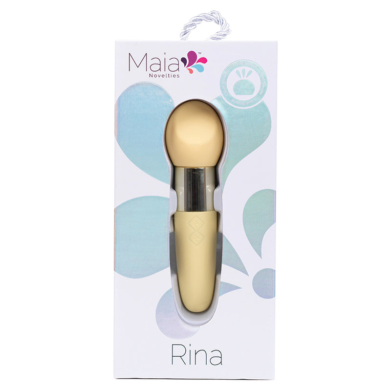 RINA DUAL VIBRATOR YELLOW