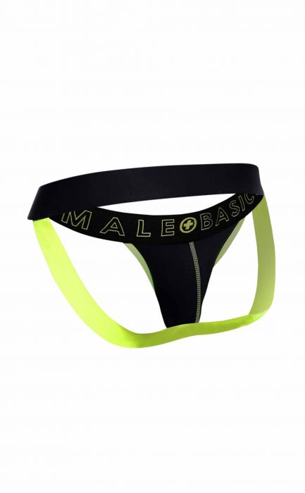 Male Basics Neon Jockstrap Neon Yellow SM