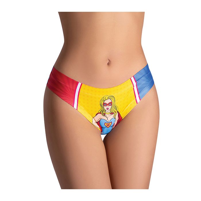 Comics Wonder Girl Printed Thong LG