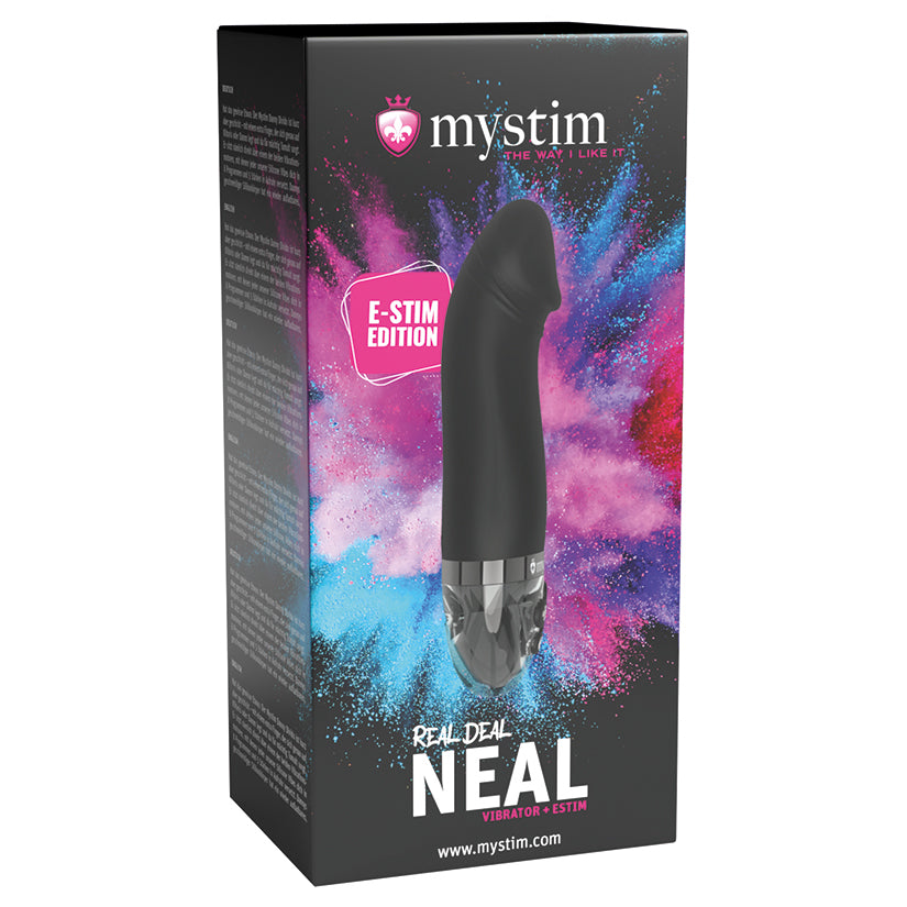 Mystim Real Deal Neal eStim Vibrator Black