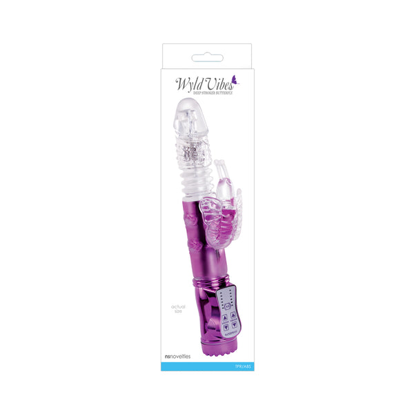 Wyld Vibes Butterfly Purple Rabbit Vibrator
