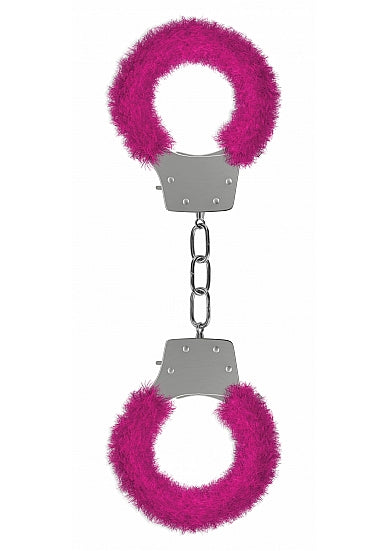 Pleasure Furry Handcuffs - Pink