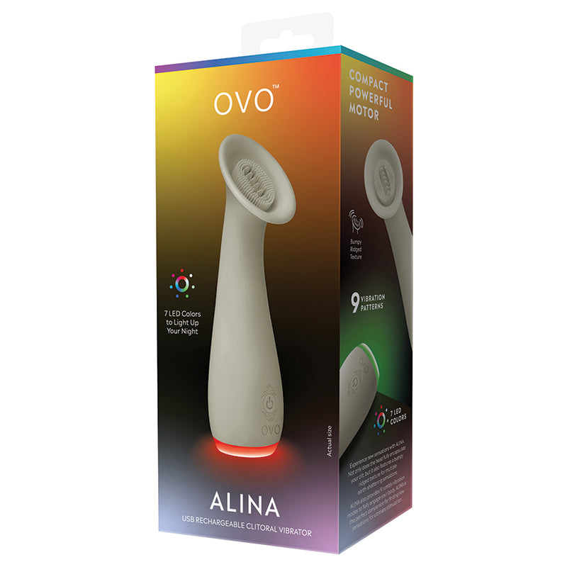 Ovo Alina Clitoral Vibrator Gray