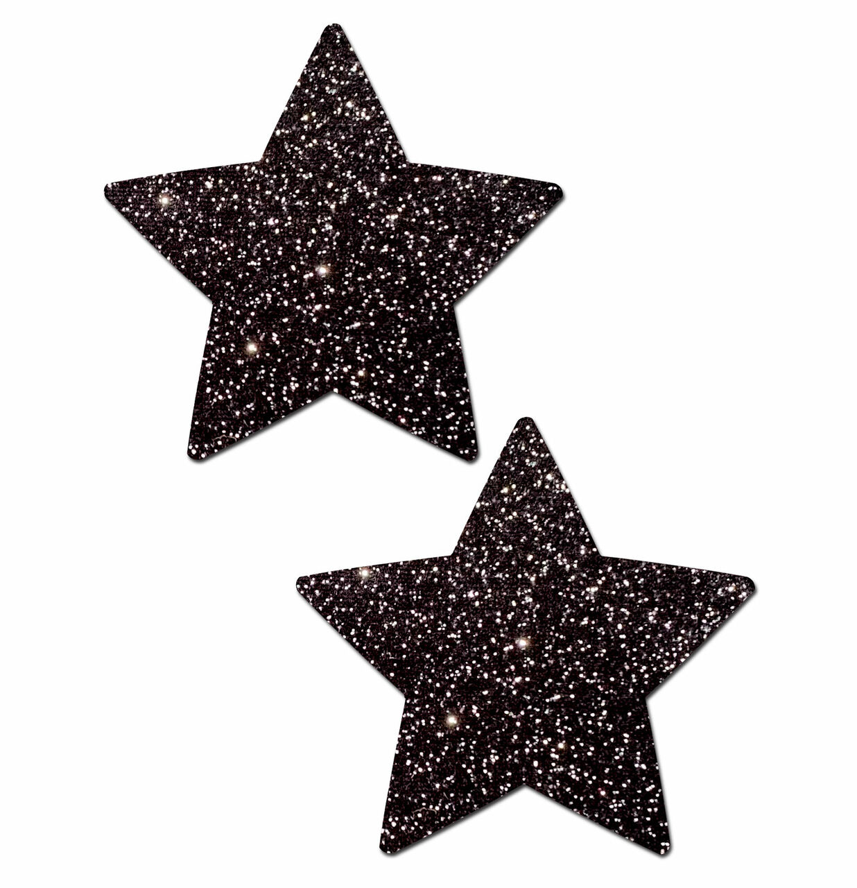 Pastease Premium Glitter Star - Black O/S