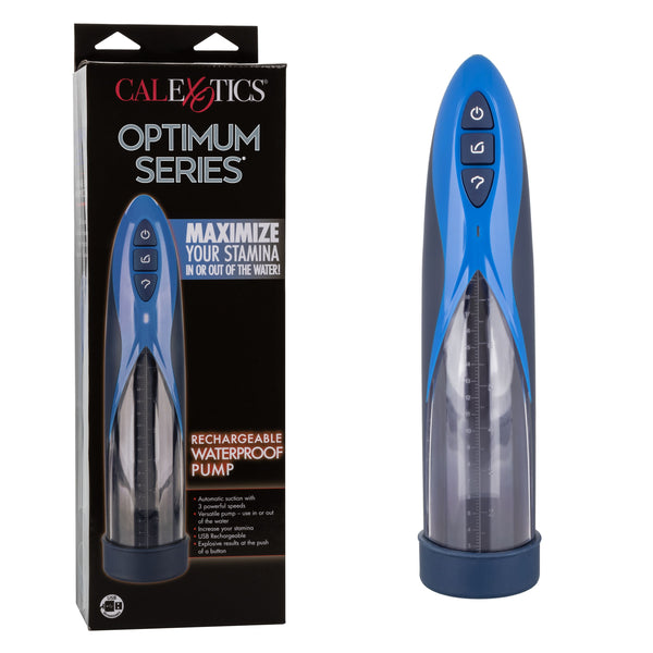 Optimum Series Rechargeable Waterproof Pump - Blue