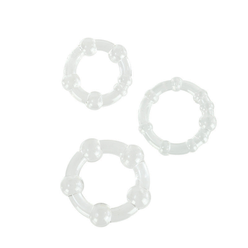 Silicone Island Rings-clear
