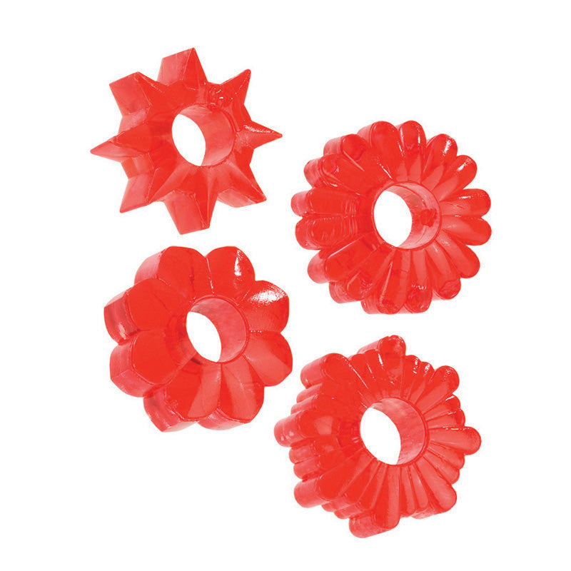 Basic Essentials 4pk Red