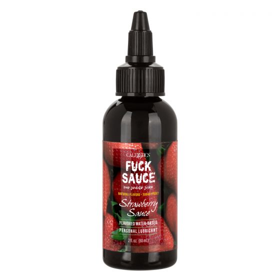 Fuck Sauce Flavored Water Based Personal Lubricant - 2 oz Strawberry