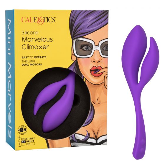 Mini Marvels Silicone Marvelous Climaxer - Purple