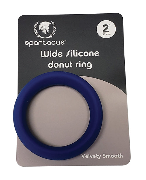 WIDE SILICONE DONUT RING BLUE 2 '