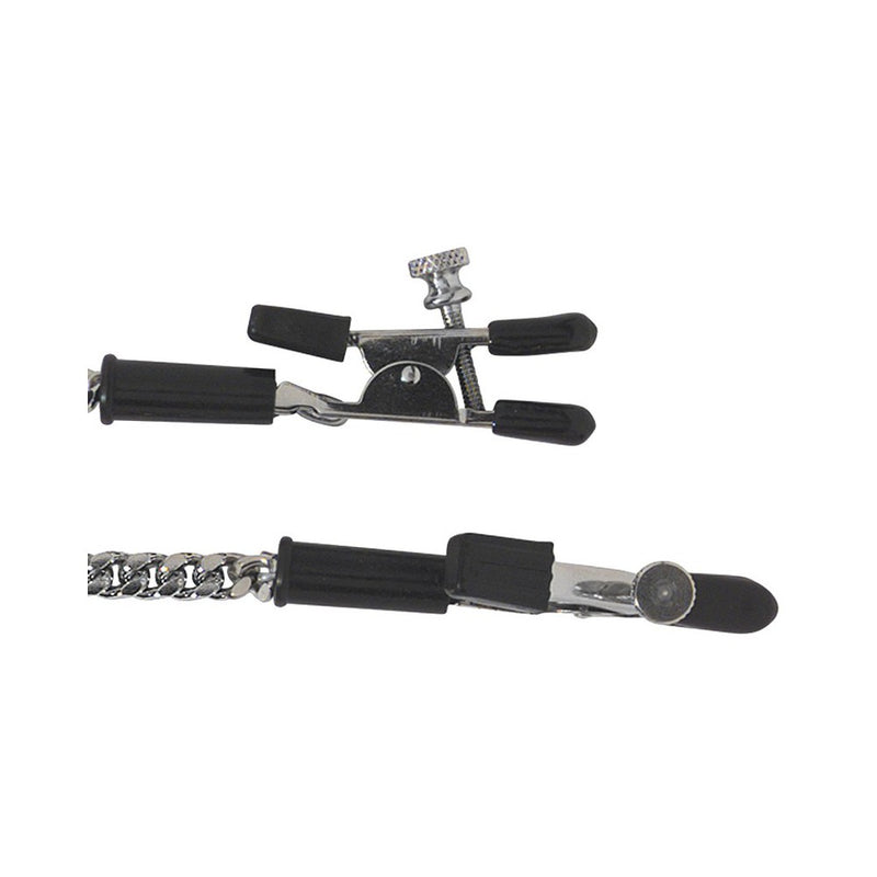 Spartacus Nipple Clamps Rubber Tipped